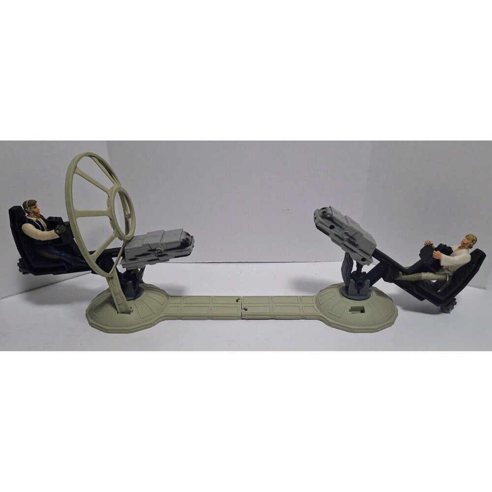 1997 KENNER STAR WARS POWER OF THE FORCE GUNNER STATION HAN & LUKE PARTS LOT